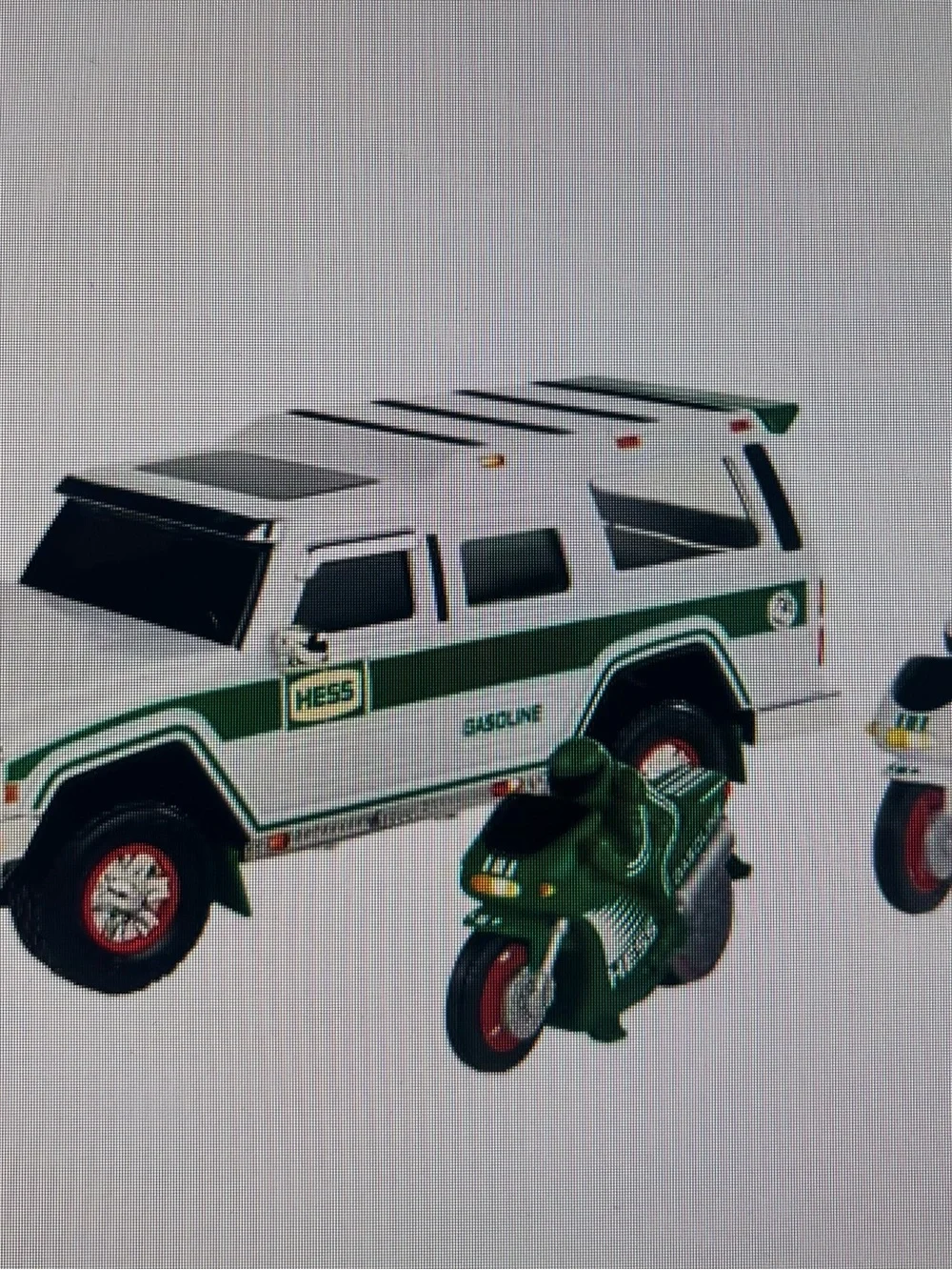 Hess 2004 Sport Utility Vehicle and Motorcycle Playset - Green